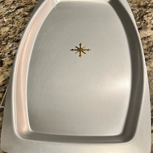 Vintage Mid Century Modern bar tray “Mirro Medallion” Brand